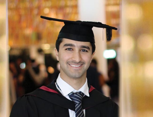 fahad Graduation picture