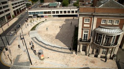 The University of Liverpool campus in the daytime