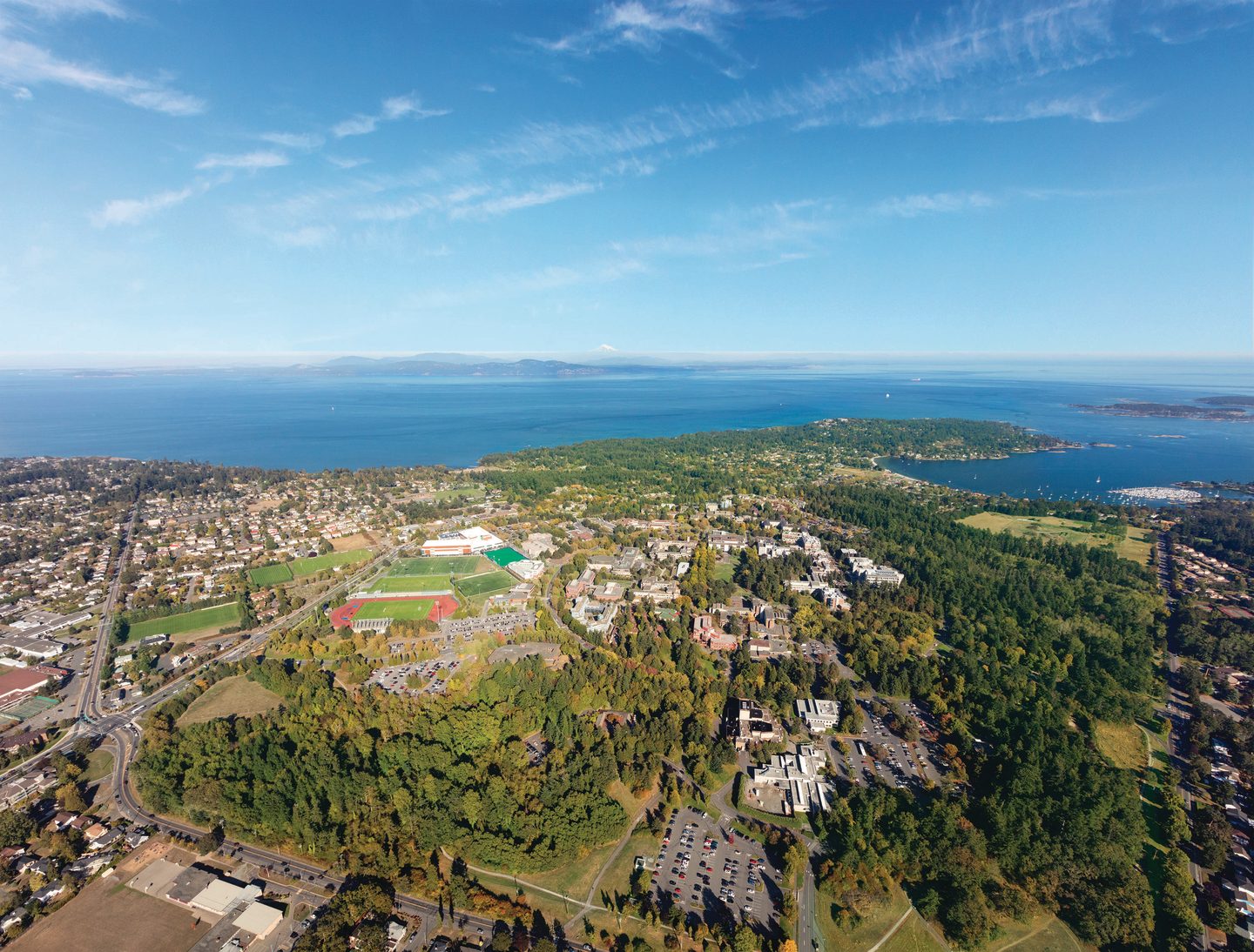 Aerial view of Oak Bay