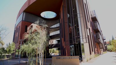 ASU's W. P. Carey School of Business building