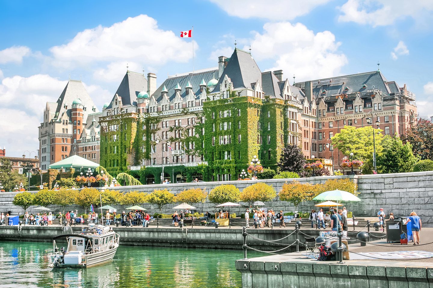 Beautiful view of inner harbour of Victoria