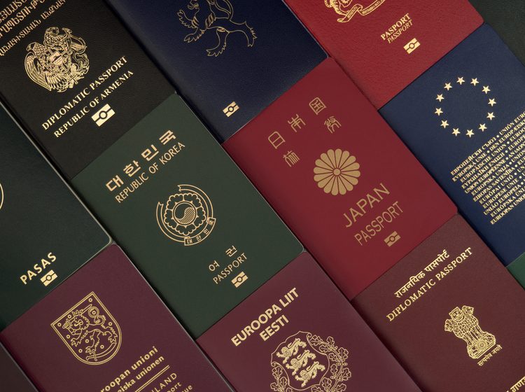 Passports of several countries