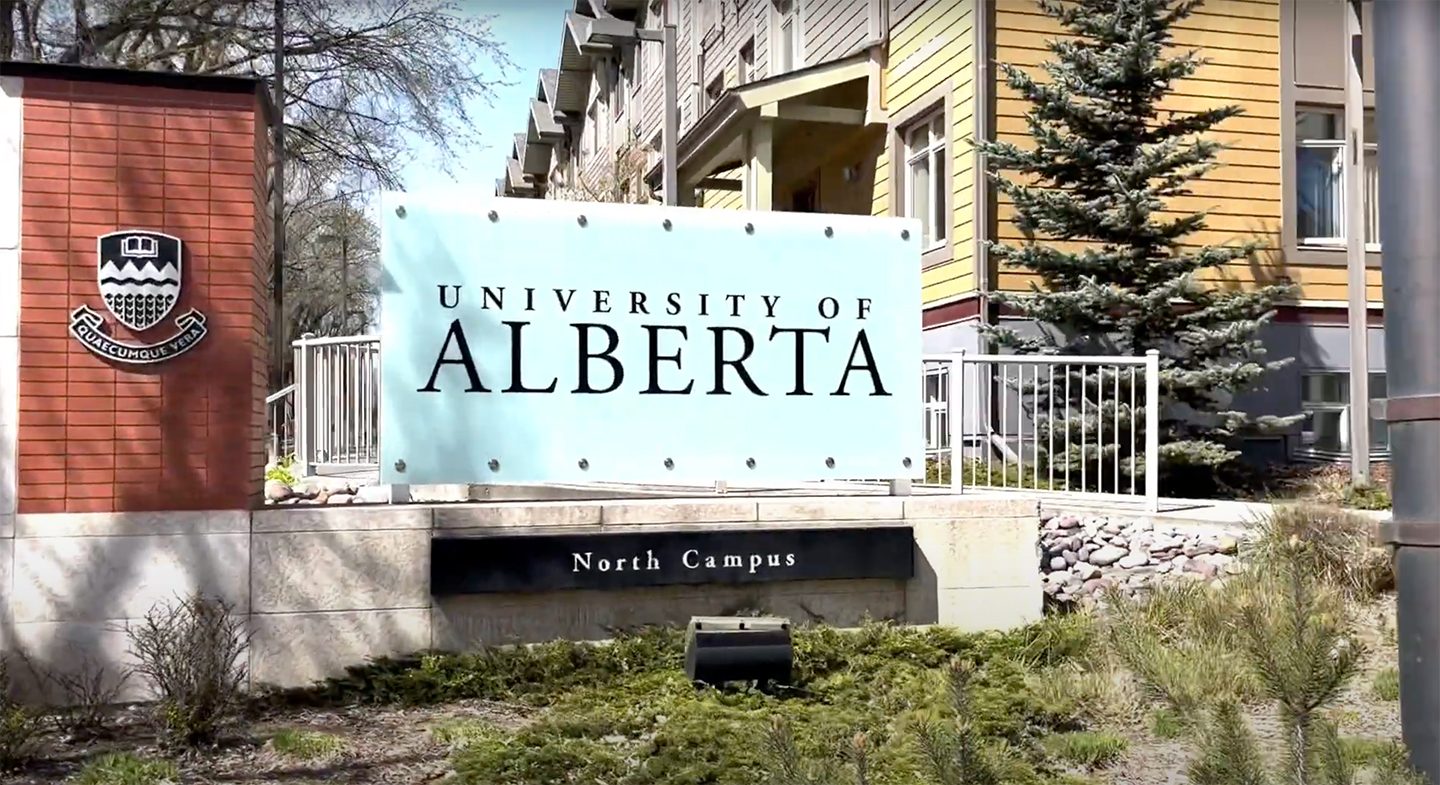 University of Alberta's North Campus entrance