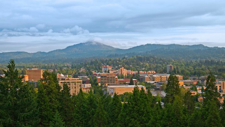 A view of Eugene