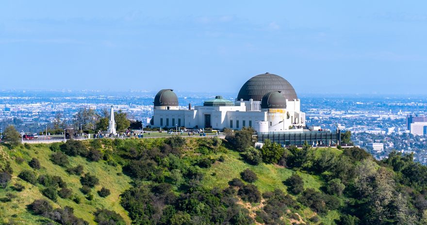 Griffith observatory in LA